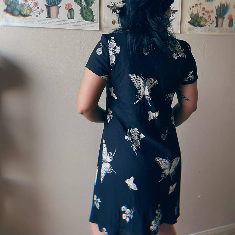 90s Butterfly Dress - Picture 2 of 2